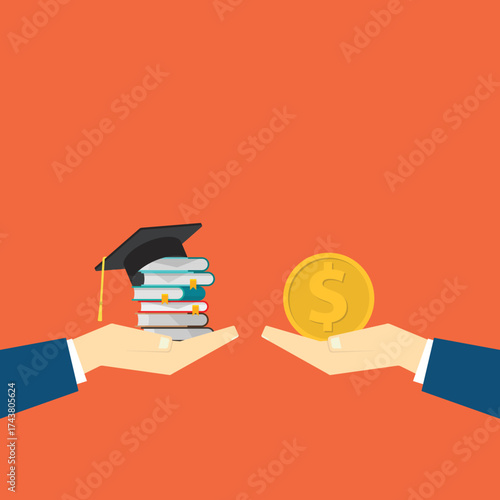 Investment in knowledge, student loan and scholarship