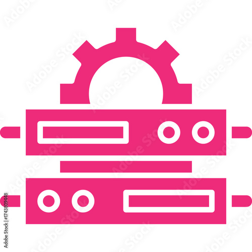 vector illustration of a pink background