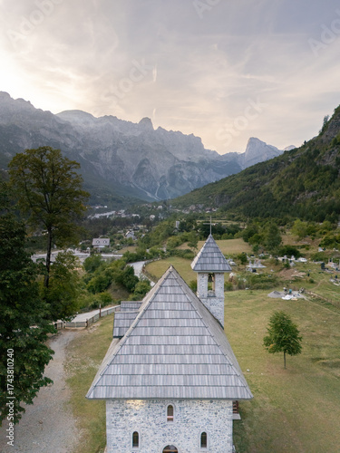 Church in the hills of Albania