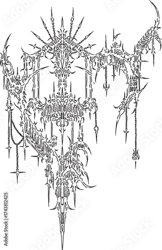 cybersigilism tattoo design