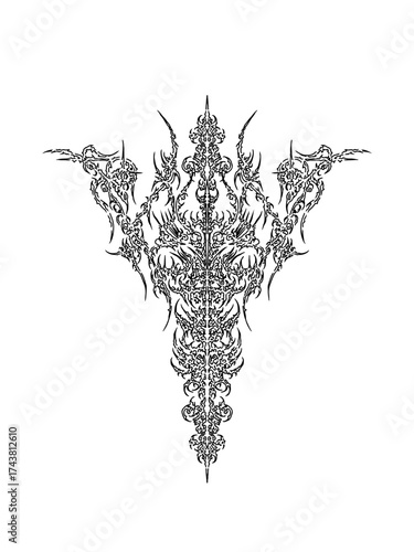 cybersigilism tattoo design