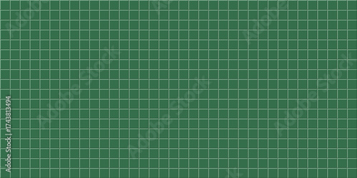 Tiles background. Vector tiles texture. Square tiled wall. Green tiles seamless vector pattern.