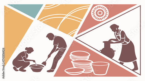 Celebrating community development and empowerment through sustainable farming and artisan crafts, a visual story of collaboration and growth