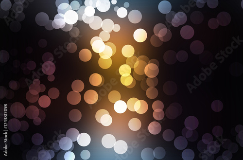 Bokeh page cover abstract light background