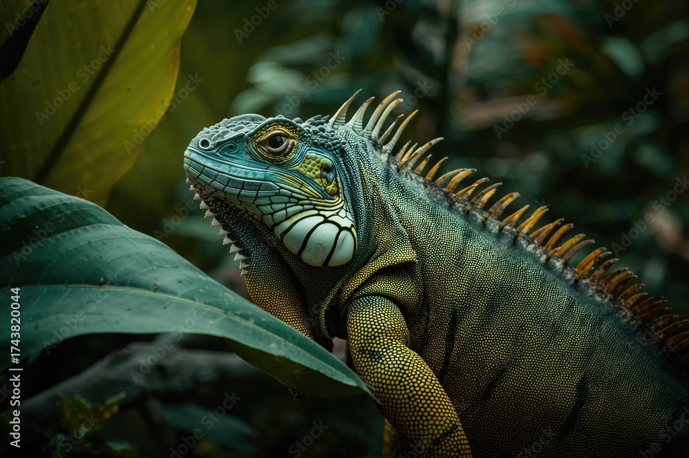 Fototapeta premium Lizard Family Known as Iguanidae