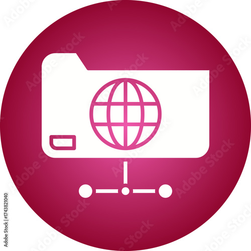 globe icon button