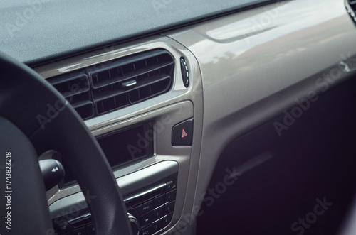modern car interior