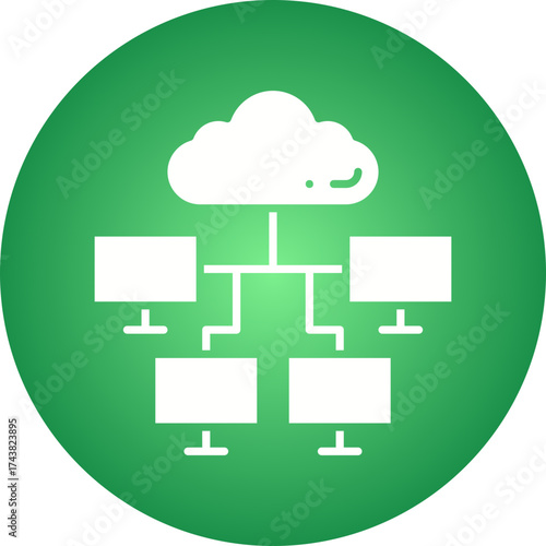 cloud computing concept illustration