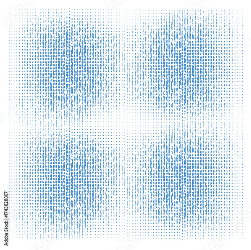 Azure Pixelflow vector dot Matrix waves