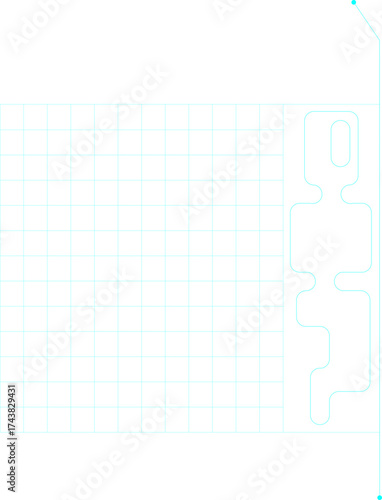 Abstract Y2k Frame