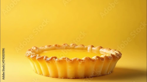 Freshly Baked Apple Tart with Golden Crust and Caramelized Apple Slices