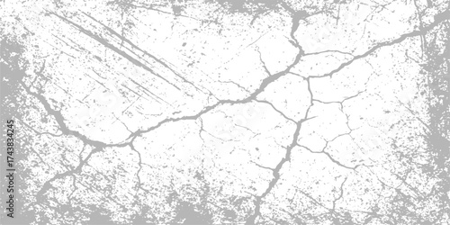 Old concrete grunge wall texture pattern with aged, cracked, and dirty surface