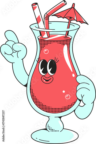 Juice Glass Mascot