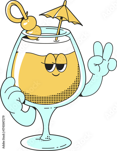 Lemonade Glass Mascot