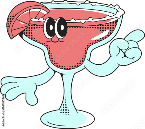 Party Cocktail Mascot