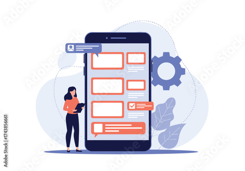 The evolution of mobile communication technology and its impact on society.