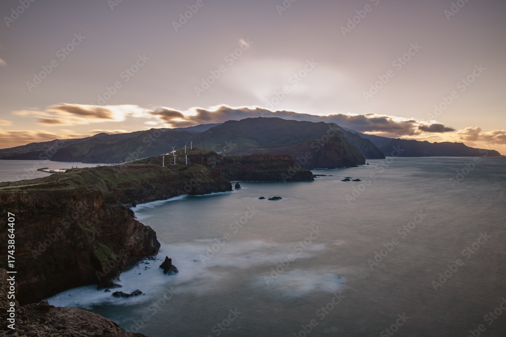Fototapeta premium Sao Lourenco trail and viewpoint in Madeira, Portugal 