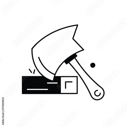Axe Icon vector
