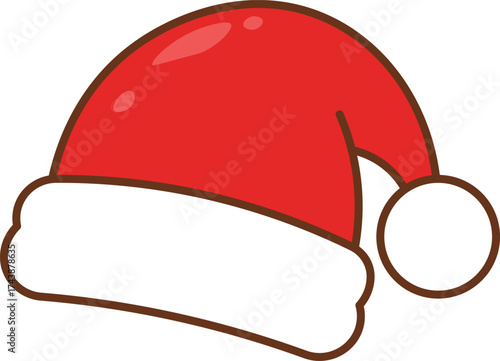 Santa Red Hat vector illustrator