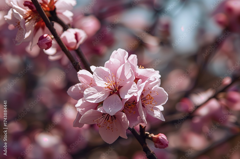 Obraz premium Spring flowers symbolize love and hope, blooming beautifully within our hearts.