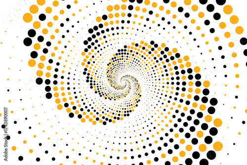 Halftone Dot Pattern Gradient Sunburst Retro Pop Art Vector Design