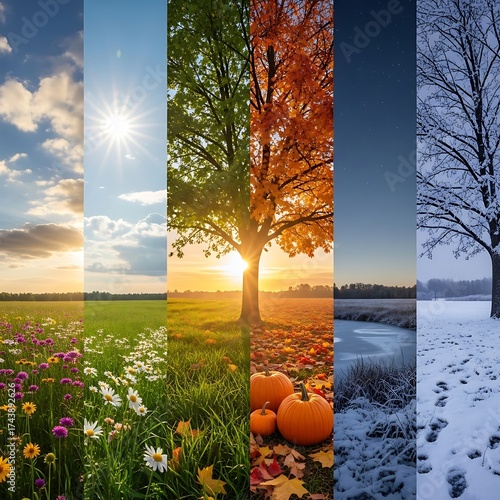 Four Seasons of Natures Beauty.