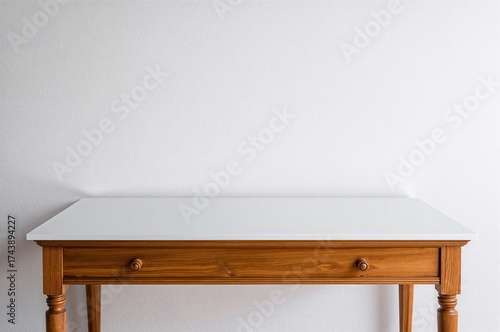 White paint texture on wooden surface background