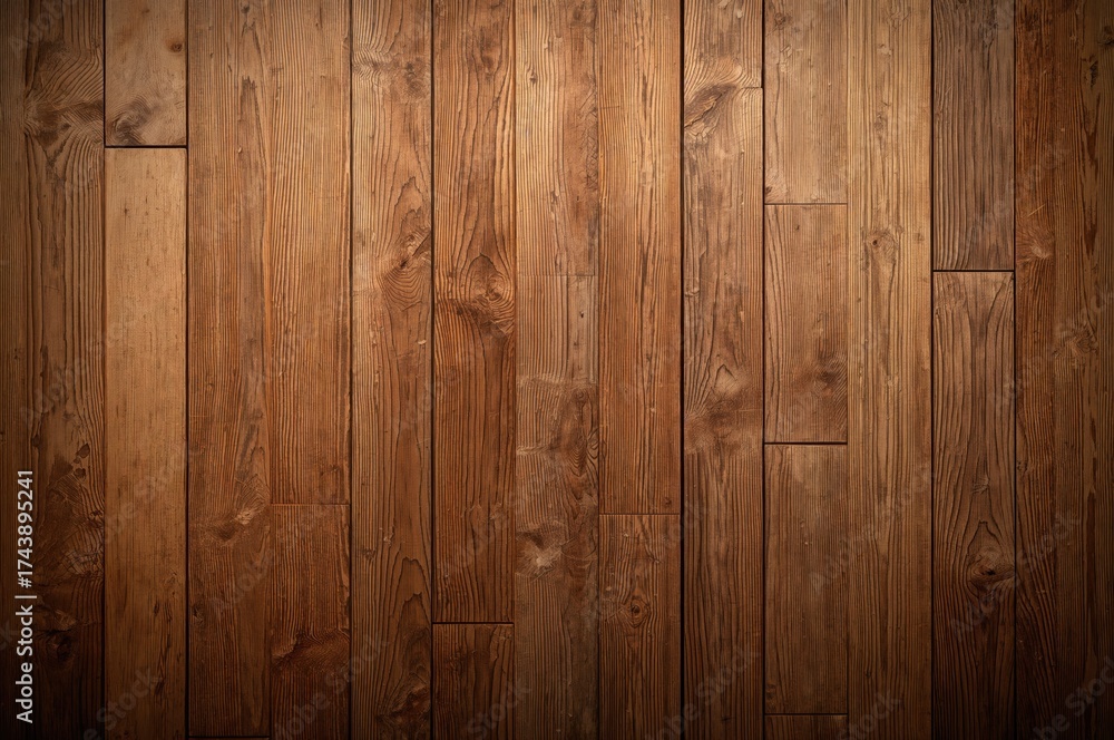 Obraz premium Rustic wooden surface with plank design