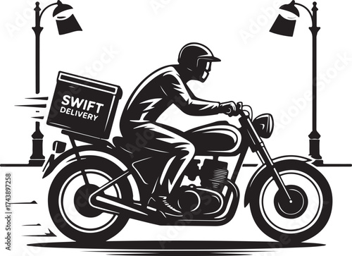 Speedy motorcycle delivery service is fast and reliable