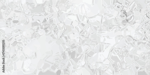 Ethereal light gray and white abstract texture with intricate crystalline or ice-like formations and subtle shimmering highlights