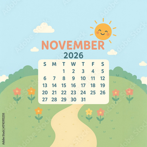 calendar for 2026