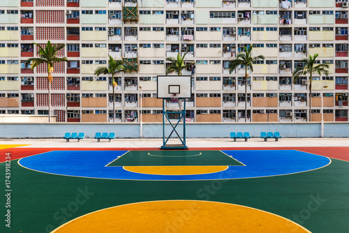 Choi Hung Estate, Rainbow Estate, located in Kowloon, Hong kong, China