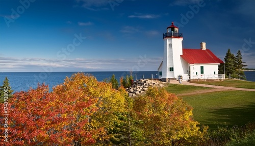 marquette harbor lighthouse lake superior michigan