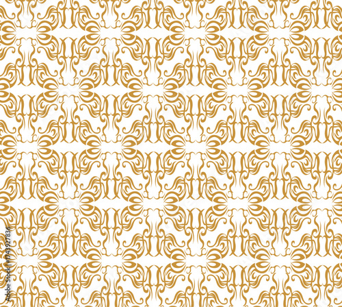 Thailand pattern, Luxury Plaid, Tartan Seamless Pattern, damask seamless pattern background. Classical luxury old fashioned damask ornament, royal victorian seamless texture for wallpapers, textile, w