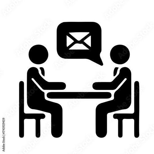 Communication Solid Minimal Business Sign