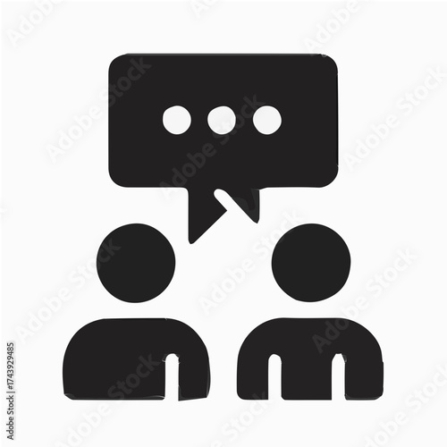 Communication Solid Minimal Business Sign