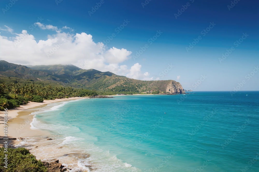 Fototapeta premium Tropical Island Paradise