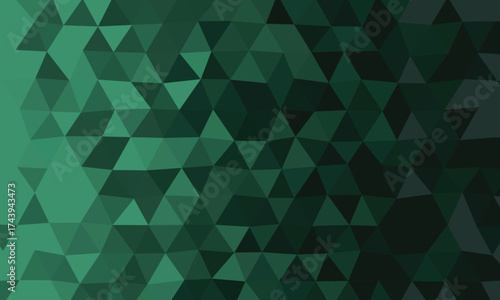 Abstract geometric low poly design with vibrant colors