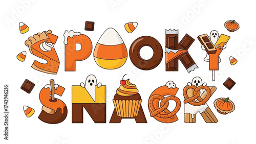 Spooky Snack: A delightful and playful arrangement of Spooky Snack is composed of Halloween treats. It's a charming invitation to enjoy the festive season with a touch of fun.