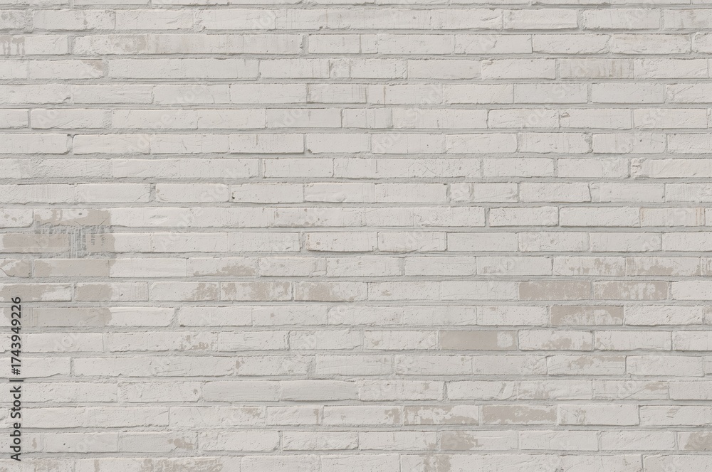 Fototapeta premium Aged white brick texture ideal for backdrop and product showcase