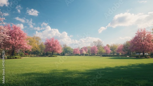 Fototapeta Naklejka Na Ścianę i Meble -  In a meadow during springtime