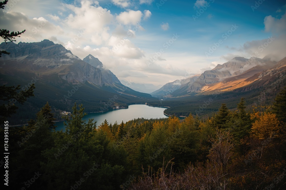 Fototapeta premium Beautiful natural landscape