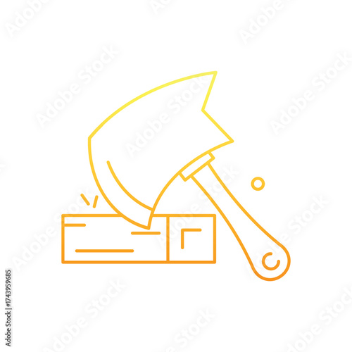 Axe Icon vector