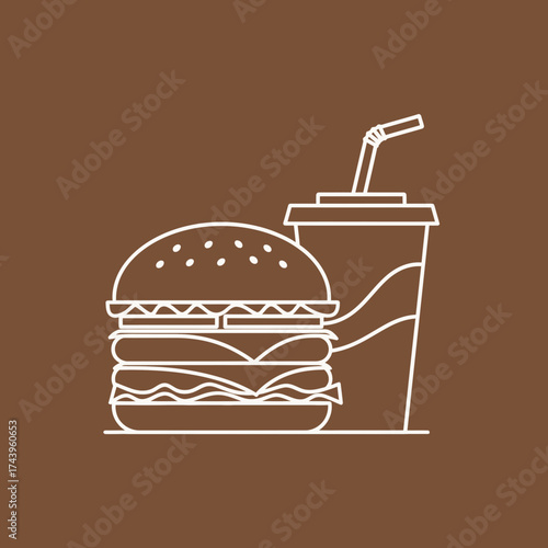 Salt Bag Icon – Blue Mineral Seasoning Packet Illustration