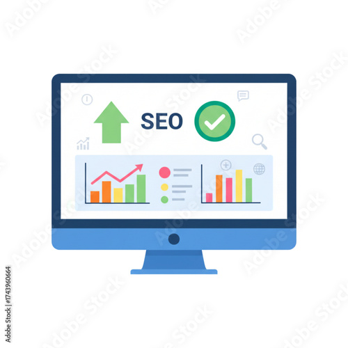 monitor with SEO report