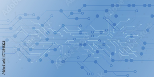 Global network connection banner design template. Header social network communication in the global business concept. Big data visualization. Eps10