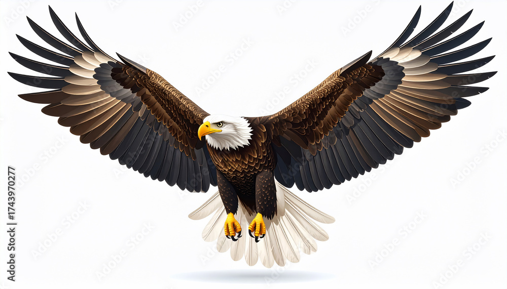 Obraz premium Bald Eagle in Flight