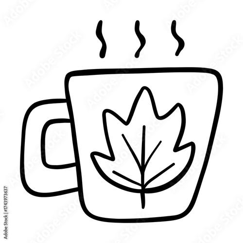 mug handdrawn icon