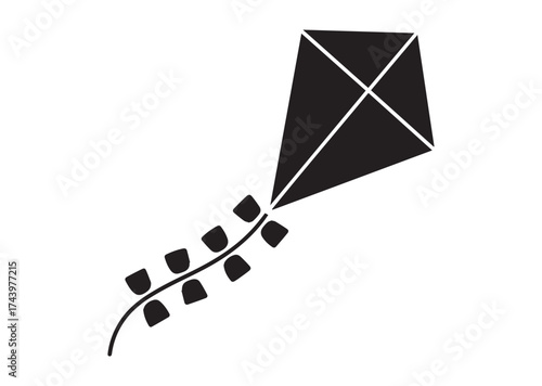 Fly kite Icon, Fly kite Solid Vector Design