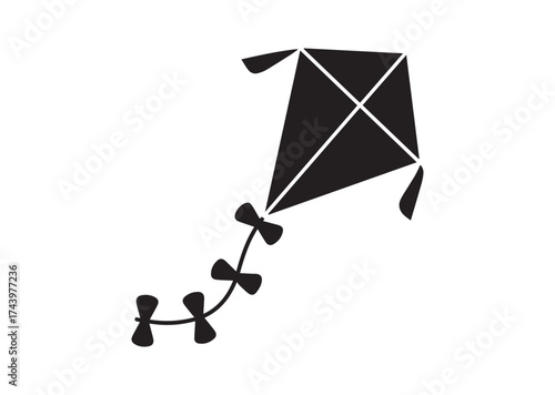 Fly kite Icon, Fly kite Solid Vector Design